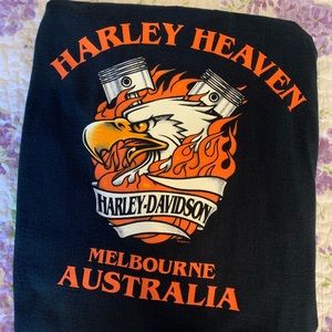 Black Long Sleeve Harley Davidson Shirt